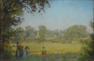 Lot 110 - Walter Bonner Gash, Summer meadow
