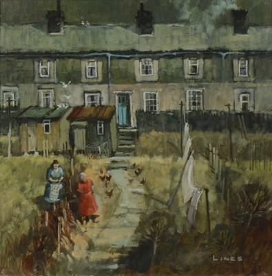 Lot 137 - John Lines, Discussion at number 10
