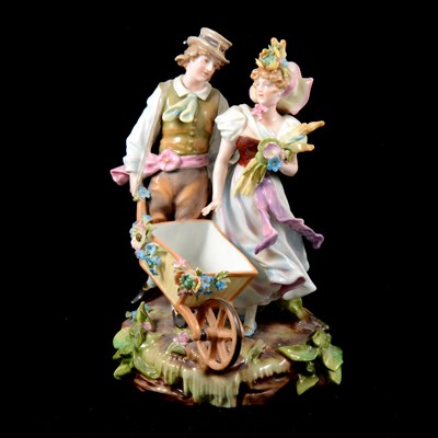 Lot 42 - Dresden porcelain group