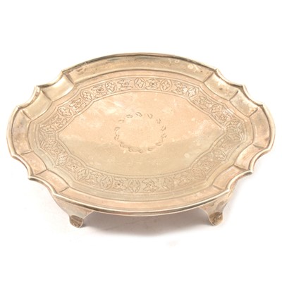 Lot 66 - Irish silver teapot stand, by William Doyle, Dublin 1806