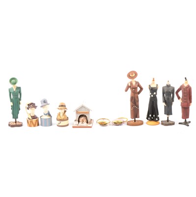 Lot 32 - Art Deco style figurines, and collectible fashion figures