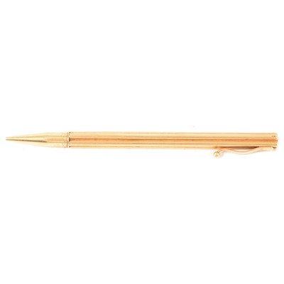 Lot 224 - Cartier pen, 14K nib.