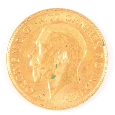 Lot 225 - A Gold Half Sovereign George V 1914.