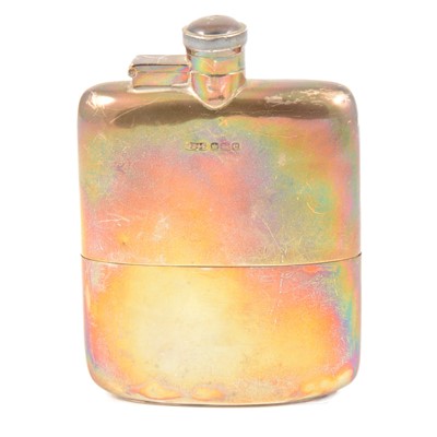 Lot 228 - Silver hip flask, James Dixon & Sons Ltd, Sheffield 1922.