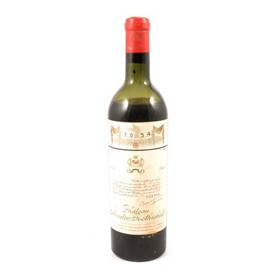 Lot 527 - 1954 Ch Mouton Rothschild, Pauillac - 1 bottle