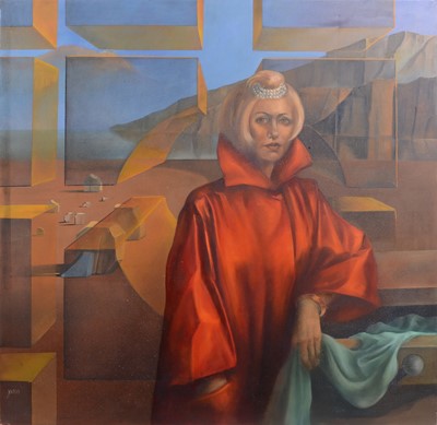 Lot 194 - John Voss, Untitled (Chess Board), Untitled (Figure)