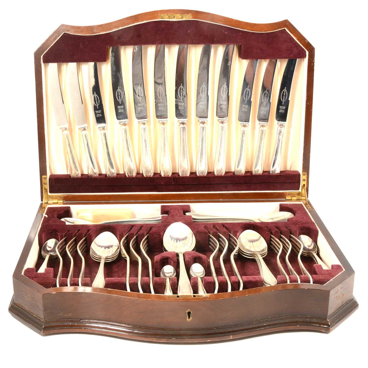 Lot 239 - Canteen of silver cutlery, Viners Ltd, Sheffield 1966.