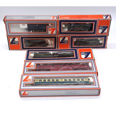 Lot 83 - Lima OO gauge model railway locomotives, seven including class D1016 'Western Gladiator'