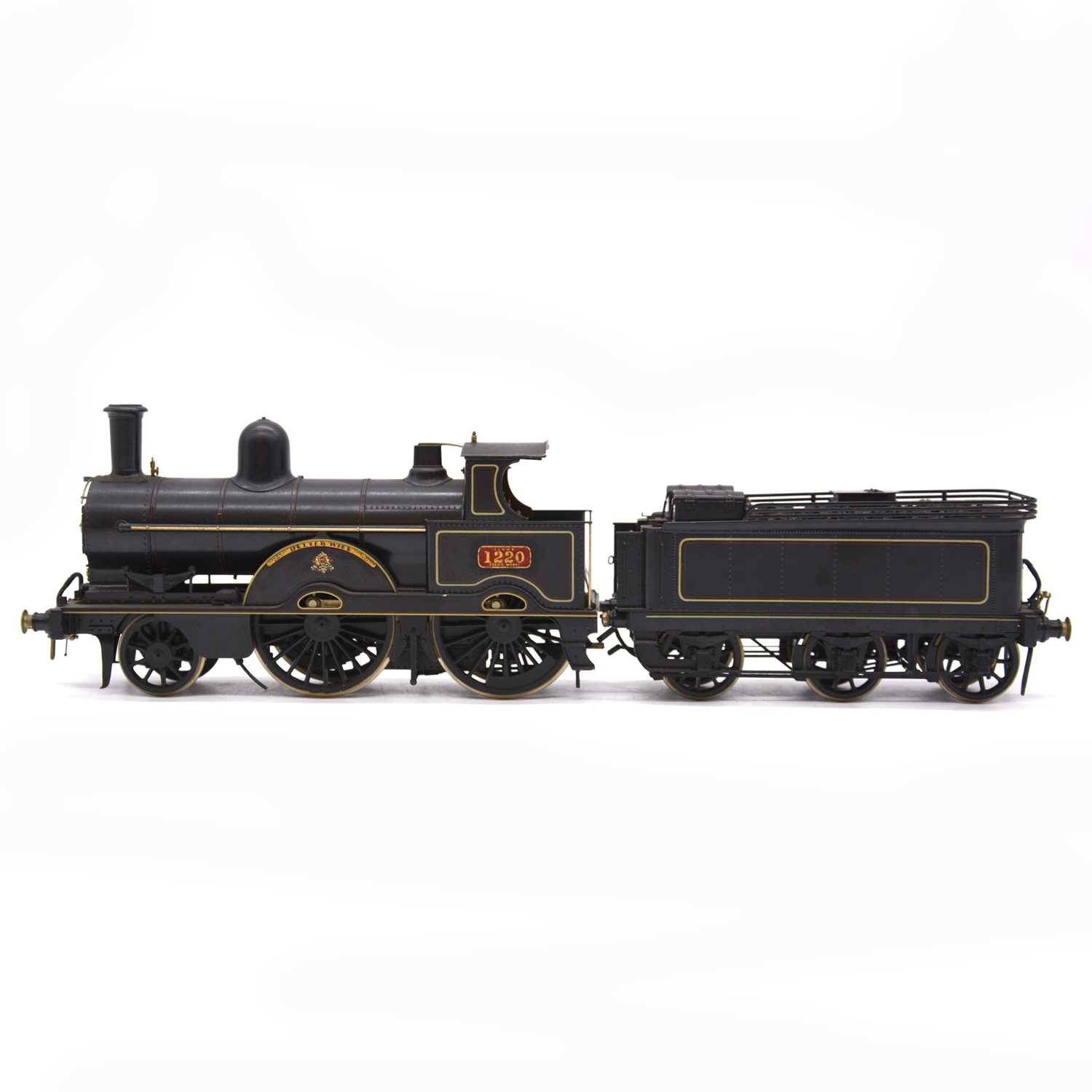 49 - James Stanley Beeson scratch-built Fine Scale O gauge locomotive and tender, 'Belted Will' 