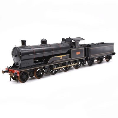 Lot 44 - James Stanley Beeson Fine Scale O gauge locomotive and tender, LNWR 4-6-0 136 'Minerva'
