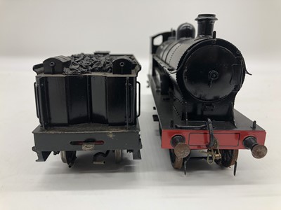 Lot 44 - James Stanley Beeson Fine Scale O gauge locomotive and tender, LNWR 4-6-0 136 'Minerva'