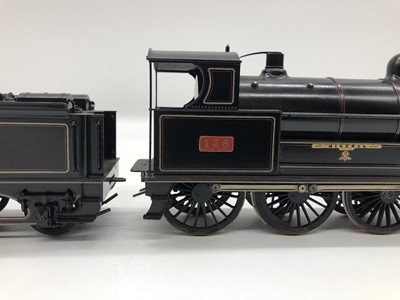 Lot 44 - James Stanley Beeson Fine Scale O gauge locomotive and tender, LNWR 4-6-0 136 'Minerva'