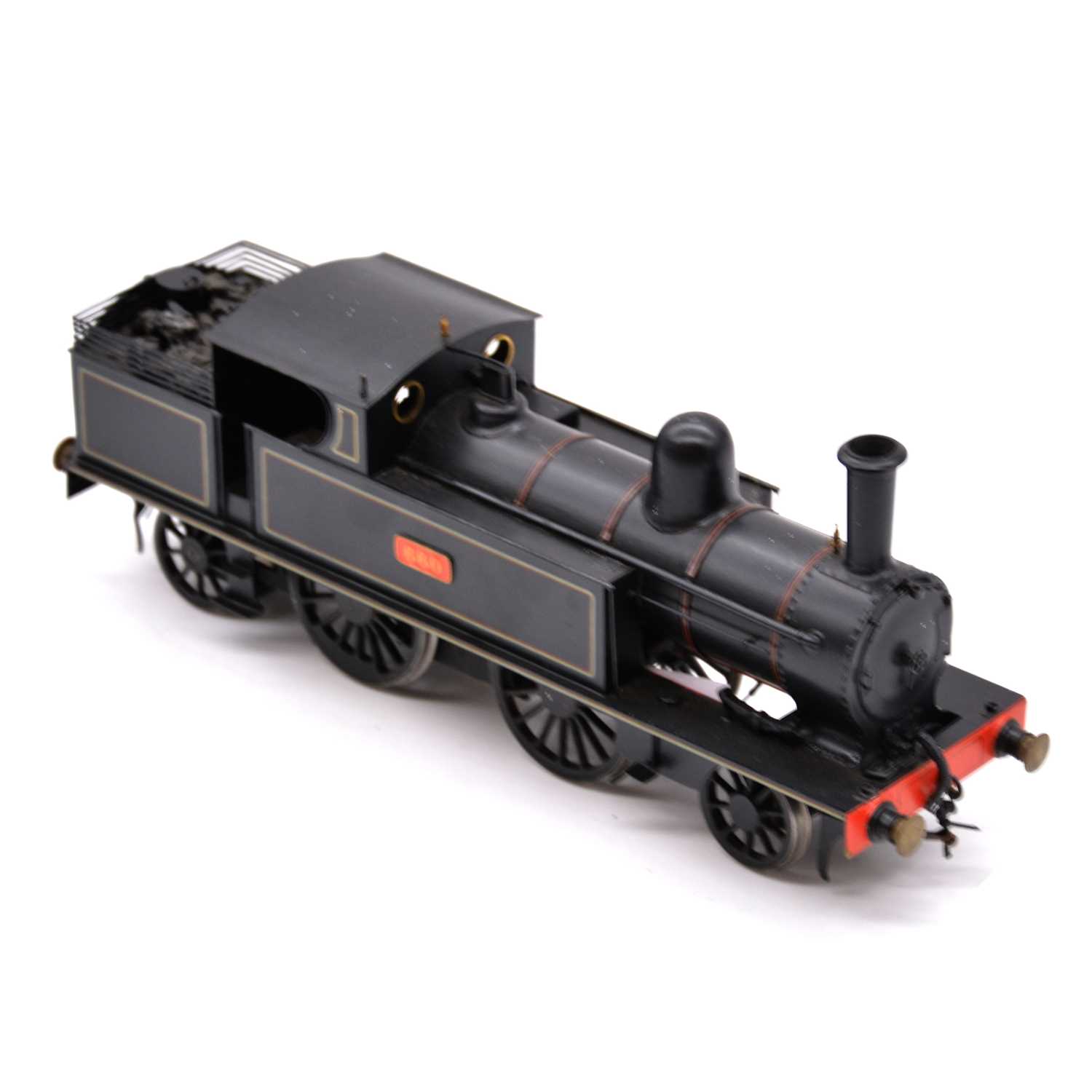 Lot 45 - Bernard Miller scratch-built Fine Scale O gauge tank locomotive, LNWR 660 Webb 'Radial tank'