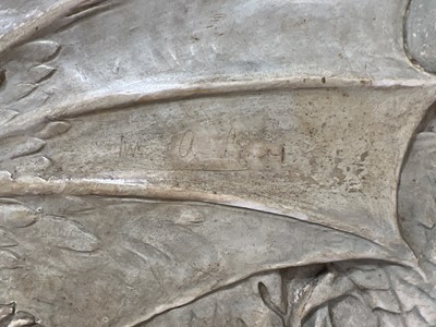 Lot 143 - The Abraham Lomax 'St George & the Dragon' Pilkington's Royal Lancastrian panel