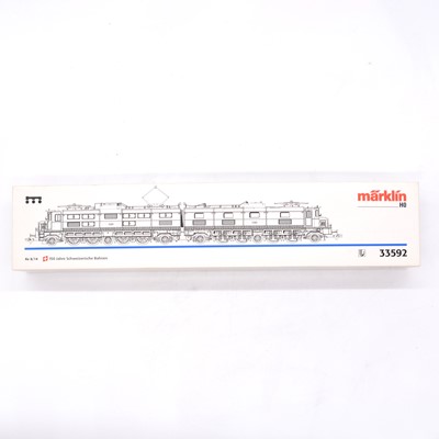 Lot 110 - Marklin HO gauge model railway locomotive ref 33592 Ae8/14 150 Jahre
