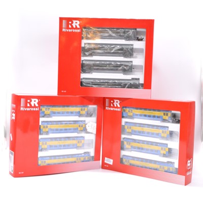 Lot 167 - Three Rivarossi HO railway passenger coach sets including 'Prezewozy Regionalne'