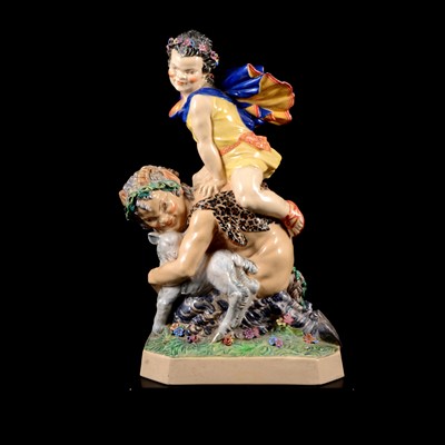 Lot 65 - Charles Vyse, 'La Folie Bergère', an earthenware figural group