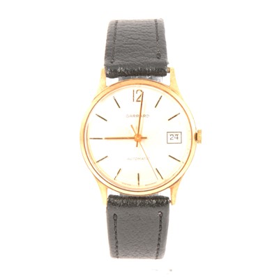 Lot 399 - Garrard - a gentleman's presentation wristwatch.