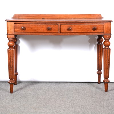 Lot 501 - Victorian mahogany side table