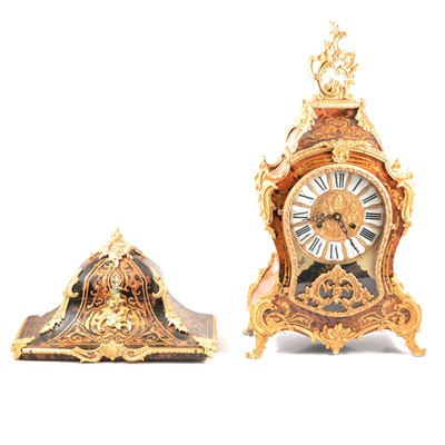 Lot 511 - Italian reproduction 'boulle' bracket clock and bracket, by Zanardi