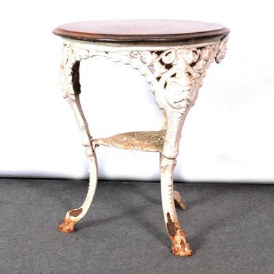 Lot 503 - Cast iron table