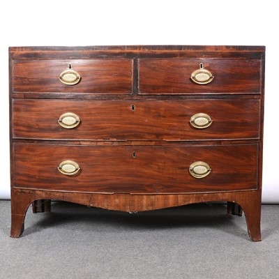 Lot 528 - Victorian bowfront chest of drawers