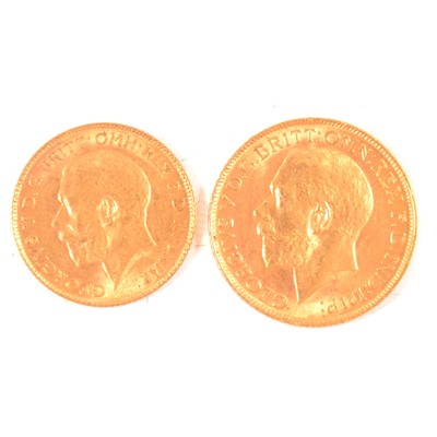 Lot 279 - A Gold Full Sovereign Coin and a Gold Half Sovereign Coin