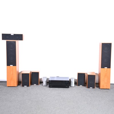 Lot 555 - Onkyo TX-NR515 AV receiver/ampli-uner amplifier with Tannoy Mercury speakers