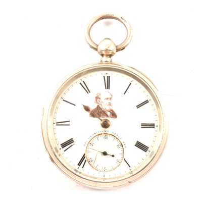 Lot 80 - Silver cased open face pocket watch