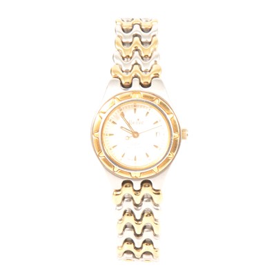 Lot 396 - Ellesse - a lady's mixed metal bracelet watch, style 030044205 and two other.