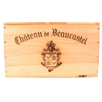 Lot 285 - 2012 Ch de Beaucastel, Chateauneuf-de-Pape Rouge, 6 bottles, owc