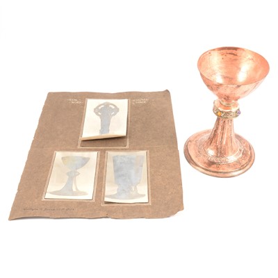 Lot 61 - Gwilym Jones, an Arts and Crafts copper chalice