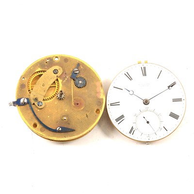 Lot 112 - Two pocket watch movements, Thomas Earnshaw and Benjamin Vulliamy