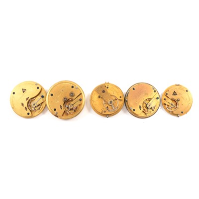 Lot 142 - Twenty various pocket watch movements.