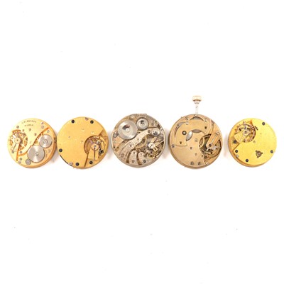 Lot 143 - Twenty various pocket watch movements.