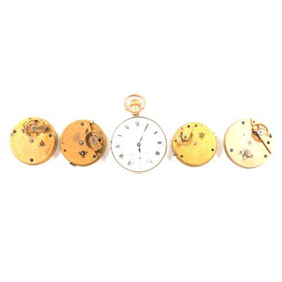 Lot 144 - Twenty various pocket watch movements.