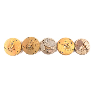 Lot 161 - Quantity of pocket watch movements, all as found.