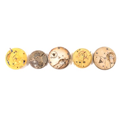 Lot 162 - Quantity of pocket watch movements, all as found.