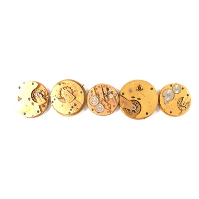 Lot 168 - Quantity of pocket watch movements, all as found.