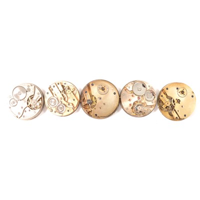 Lot 170 - Quantity of pocket watch movements, all as found.