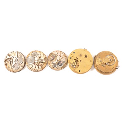 Lot 171 - Quantity of pocket watch movements, all as found.