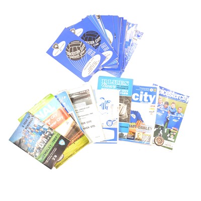 Lot 124 - Forty-five football programmes, mostly Leicester City, including FA Cup Final 1961, 1963 and 1969