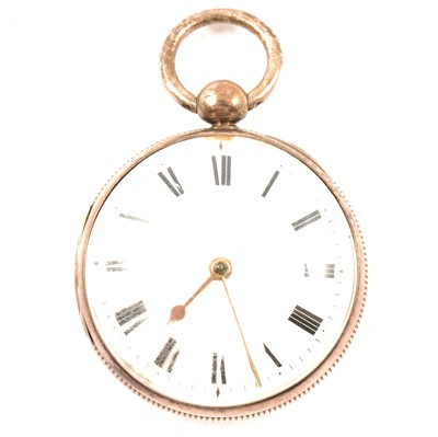 Lot 28 - Silver cased open faced pocket watch, London 1823