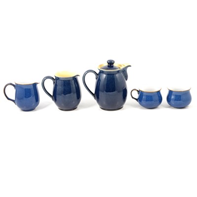 Lot 113 - Denby Imperial Blue part dinner service, and Cottage Blue part teaset.