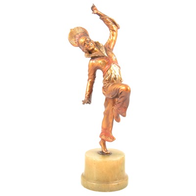 Lot 94 - Continental, Art Deco figure of a dancer