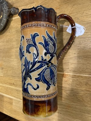 Lot 41 - Mark V Marshall for Doulton Lambeth, an Art Union of London Thistle Head jug