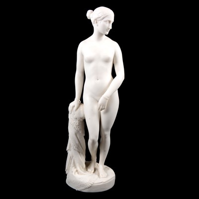 Lot 29 - Minton Parian figure of the Greek Slave