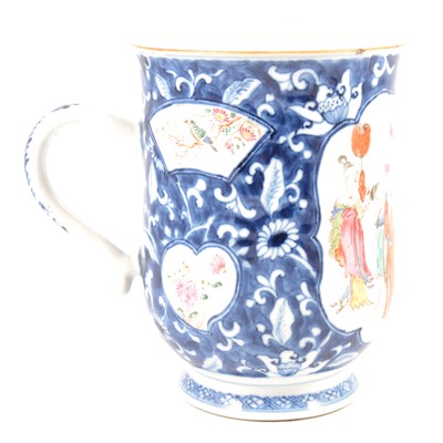 Lot 8 - Chinese porcelain tankard