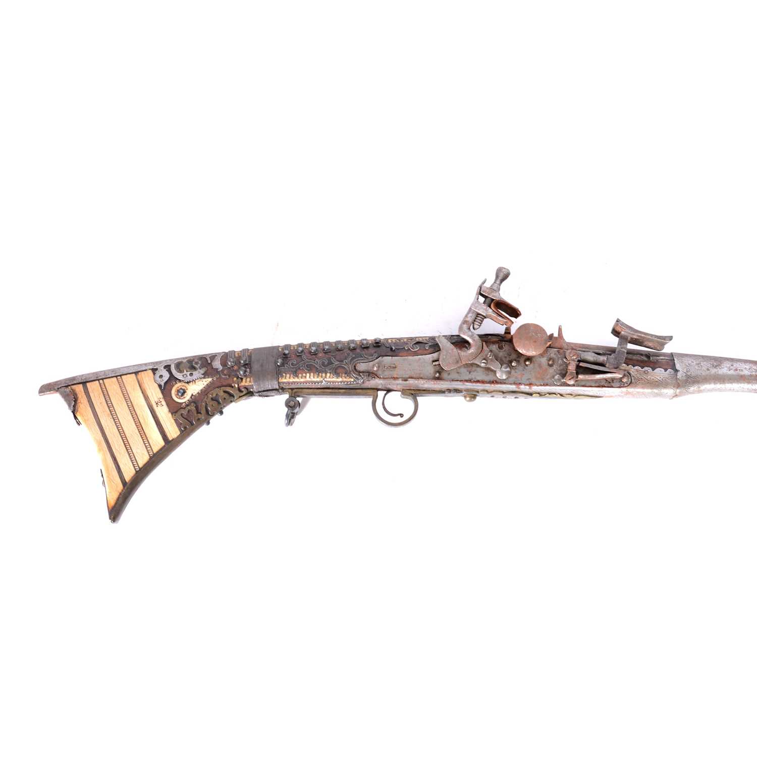Lot 13 - Arab snaphaunce gun