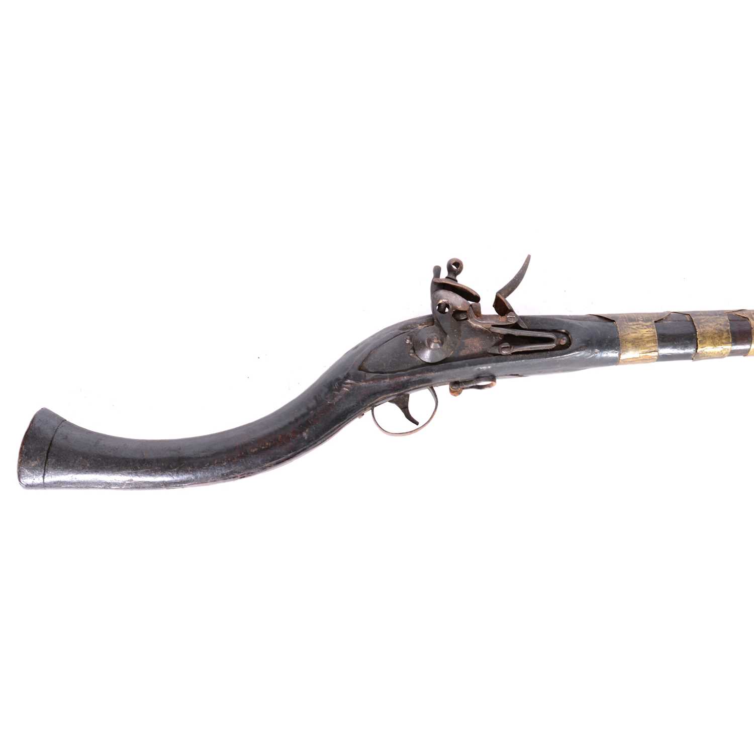 Lot 16 - Arab flintlock gun